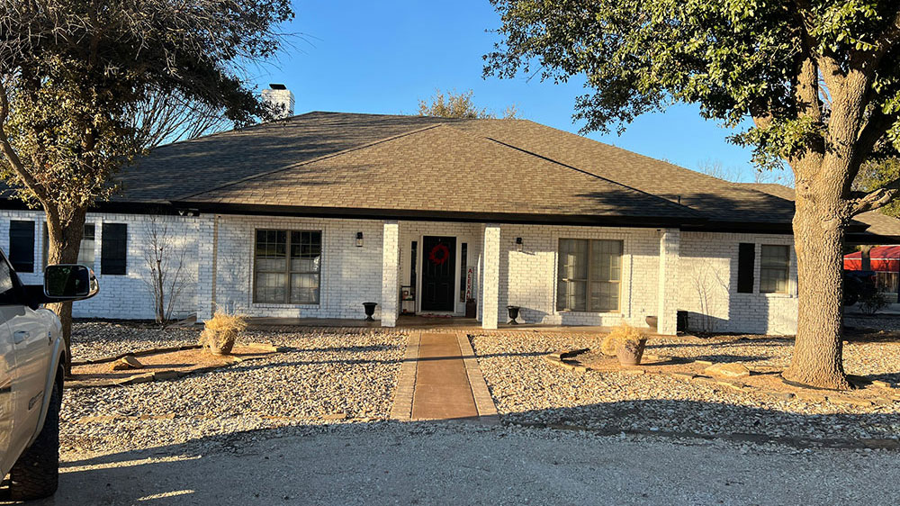 Residential roofing - before